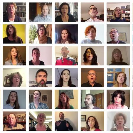 Coro Virtual UPM - Signore delle cime